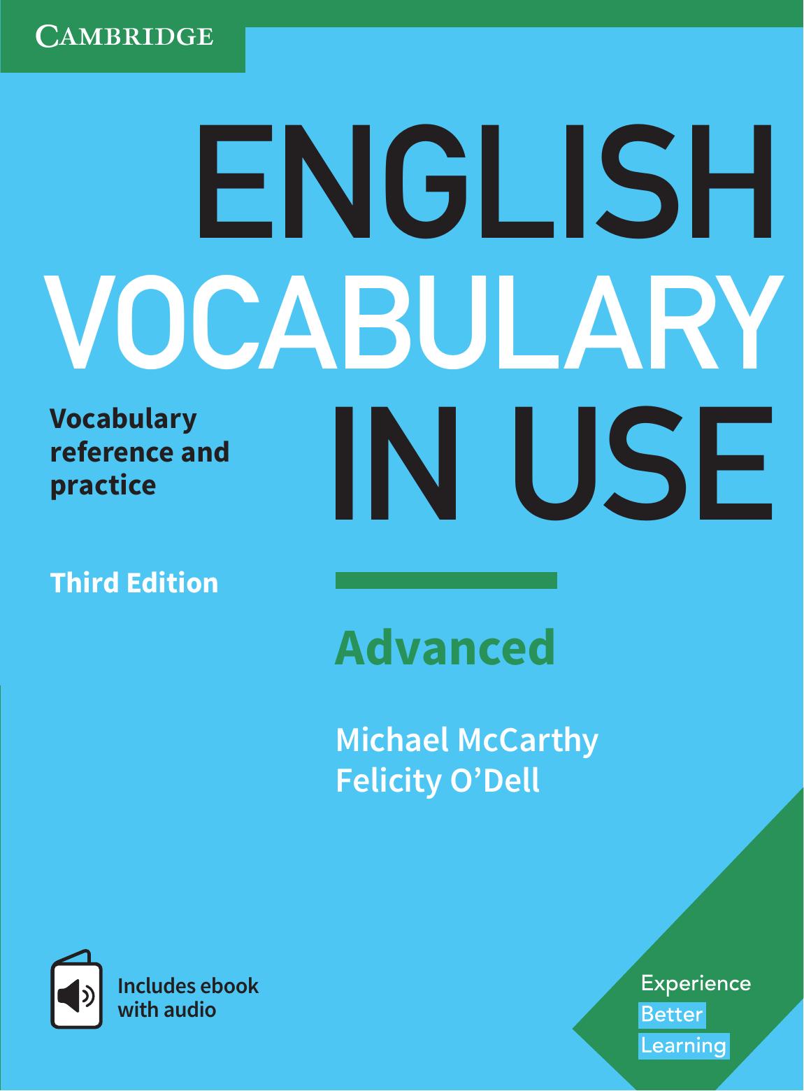 English Vocabulary in Use   English Vocabulary in Use Advanced Book with Answers and Enhanced eBook Vocabulary Reference